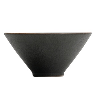 南山先生 黑陶斗笠杯陶瓷小茶杯功夫茶具个人杯单杯主人杯侘寂杯