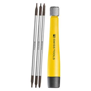 瑞士PB SWISSTOOLS精密螺丝刀手柄原装进口十一字刀杆改锥起子小