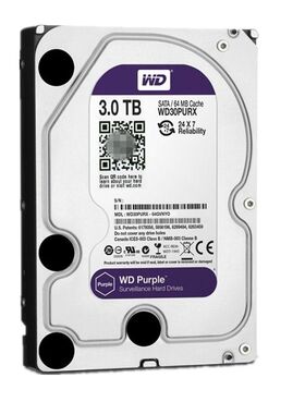 WD/西部数据 WD30PURX 3TB 西数3tb紫盘视频监控DVR录像机硬盘