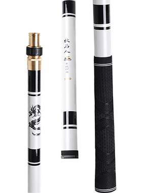 牧马人抄网竿超竞技碳素抄网杆硬