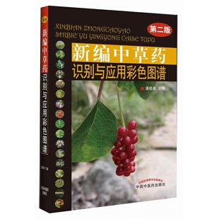 新编中草药识别与应用彩色图谱(第2版)(第二版) 潘超美 中国中医药出版社 中药学中草药彩色书籍
