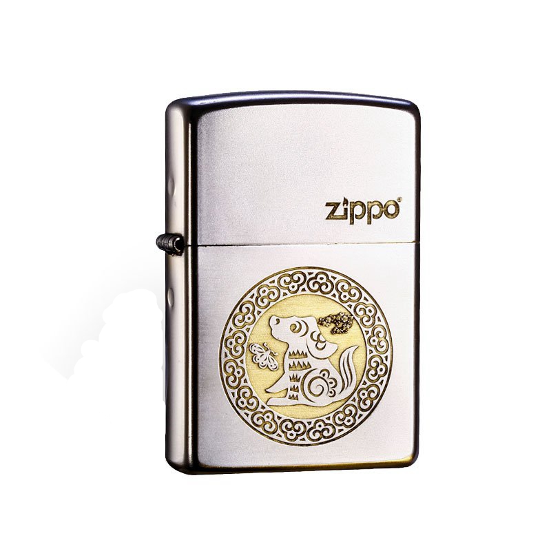 zippo打火机正版diy磨砂深雕十二生肖刻字生日礼品煤油原装之宝