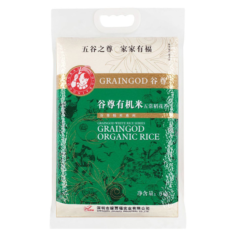 谷尊有机大米稻花香真空有机大米