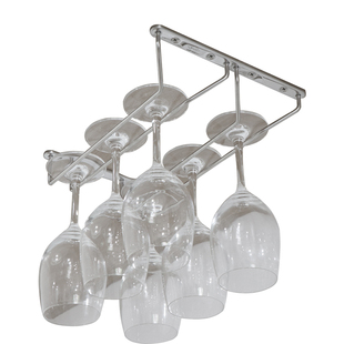 不锈钢倒挂奶茶店杯架果汁沙拉奶昔杯冰淇淋冷饮料杯红酒杯架订做