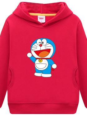 机器猫男童纯棉卫衣小孩套头衫