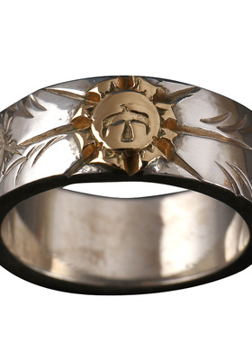 银创925纯银高桥吾郎唐草平手工