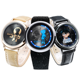 名侦探柯南手表月下魔术师基德安室透灰原哀动漫LED触屏防水男女