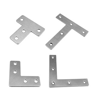 不锈钢角码 90度直角固定块连接件家具桌椅子T型L型铁片固定片
