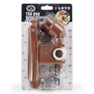 斯恒宠物大狗专用饮水头宠物狗笼中大型犬用饮水器水嘴铜头不漏水