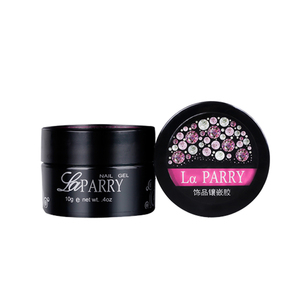Laparry功能胶镶嵌胶 造型胶美甲饰品极强粘钻透明幻彩人鱼贝壳胶