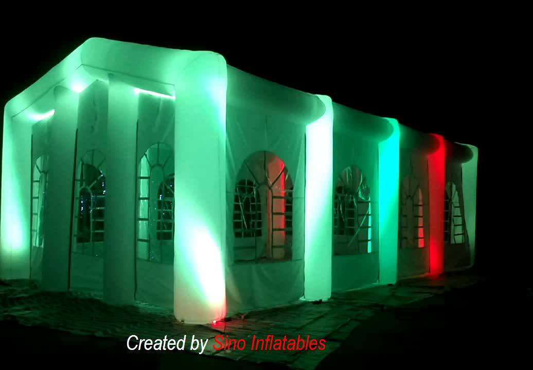 12x6 Mts Big Mobile Blow Up Inflatable Wedding Party Tent With Led