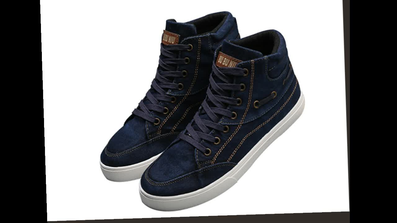 retro denim canvas shoes