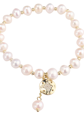 小众ins手镯装饰品天然珍珠