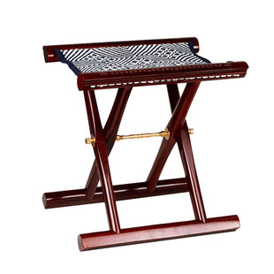 山东红木马扎实木工艺凳子送老人礼品折叠携带便携传统工艺