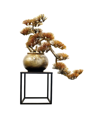 创意客厅迎客松佐森新中式新中式