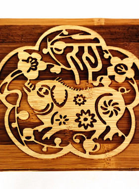 儿童手工diy拓印模板活字板画