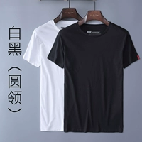 Белый+черный (круглая шея)