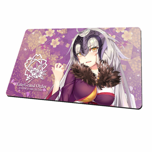 尚萌fate周边FGO和服黑贞德saber巴御前动漫周边超大包边鼠标垫