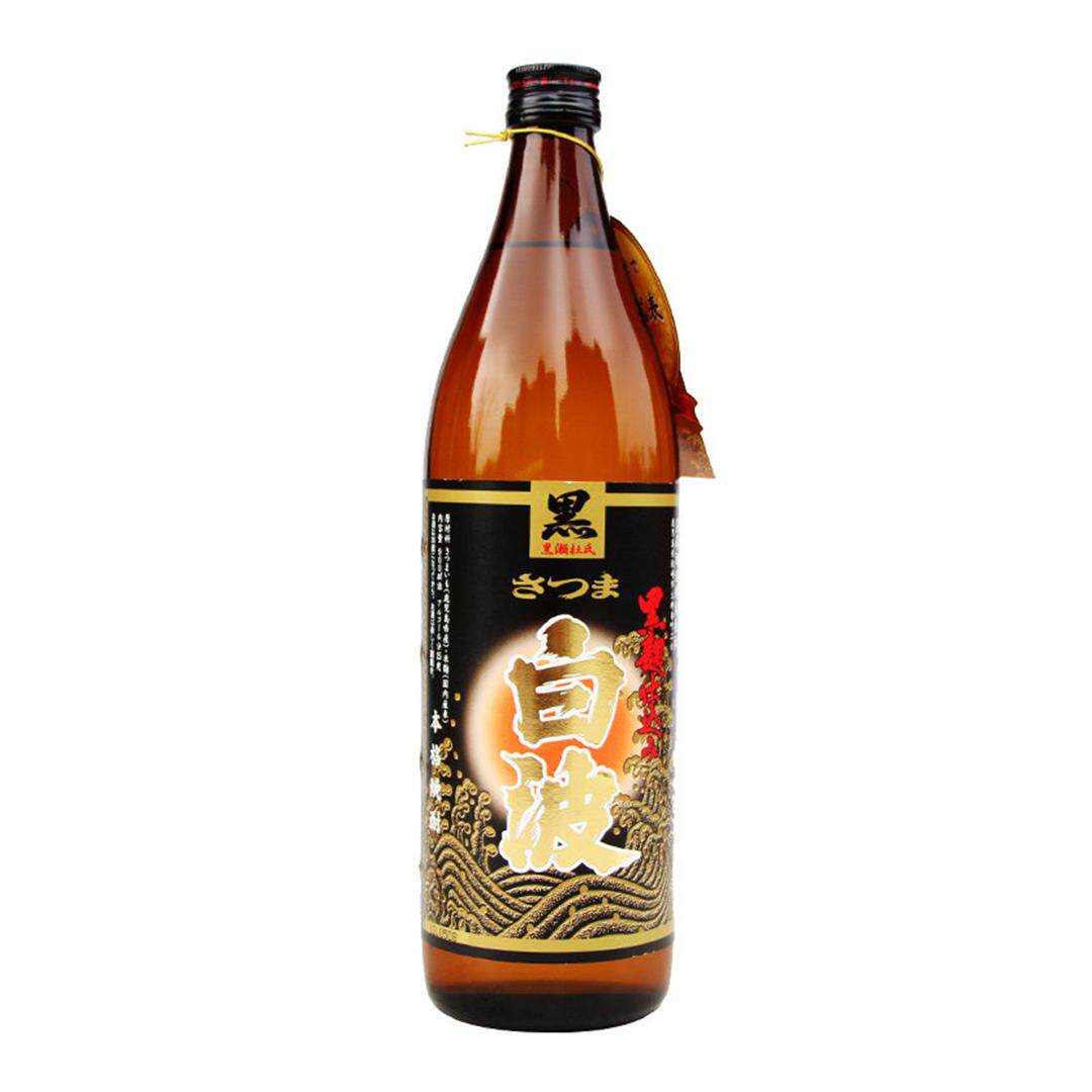 日本烧酒萨摩黑白波烧酒蒸馏酒米酒原装进口900ml甘薯烧酎地瓜烧_虎窝淘
