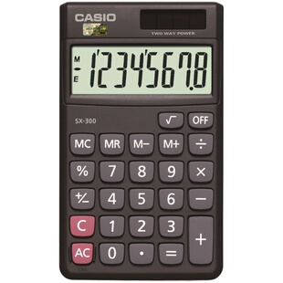 Casio卡西欧可爱学生小型计算器迷你便携随身出行轻巧小号计算机