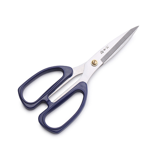 汪吾铨塑柄不锈钢厨房强力剪刀家用办公剪子杀鸡杀鱼修花花艺剪刀