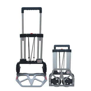 顺和特大号铝合金手拉车载重王推车拉杆车折叠行李车搬运车拉货车