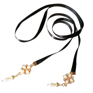 缎带腰带配衬衫裙子绸带丝带蝴蝶结百搭ins小香风领结女系带装饰