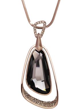 长款时尚风韩国大气挂件毛衣链