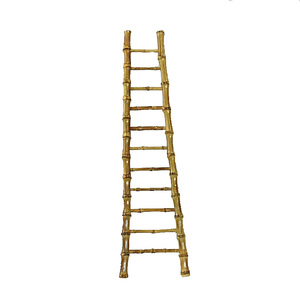 竹根创意家居摆件茶杯沥水架竹鞭梯子寓意步步高升拍照摄影道具