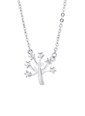 锆石短款甜美风学生礼物锁骨链