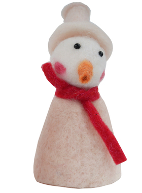 手工成品儿童房毛绒礼物小雪人