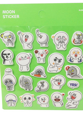 韩国采购linefriends立体贴纸