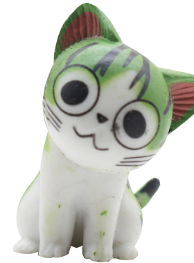 甜甜私房猫玩偶动漫多肉静物摆件