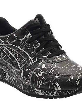 asics亚瑟士大理石纹休闲跑鞋