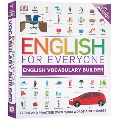 【APP音频】英文原版DK新视觉English for Everyone English Vocabulary Builder人人学英语词汇3000个单词短语englishforeveryone