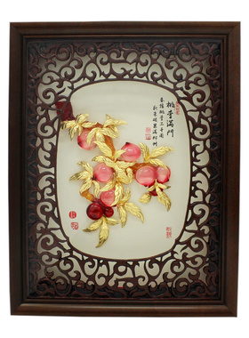 桃李满门24k金箔画 教师节礼物送老师毕业送礼实用创意礼品工艺品