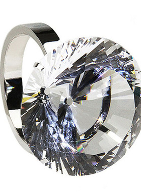 大钻戒大戒指水晶母亲节现代男女