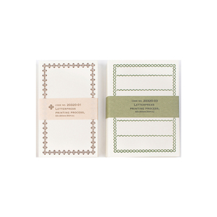 日本 仓敷意匠画室 凸版印刷 备忘卡片 复古手帐便签本 留言贴纸