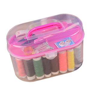 【天天特价】居家便携式针线盒针线包手缝线缝补套装11件套