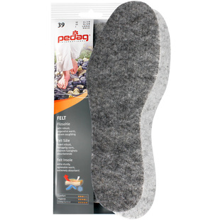 德国pedag羊毛鞋垫男女透气吸汗防臭皮鞋靴保暖防寒加绒鞋垫冬季