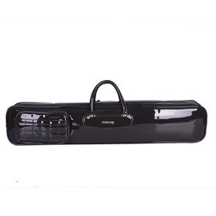 四只装京胡包水晶漆皮京胡琴套袋 4把装加厚防水绒衬乐器箱包