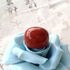 DIY аксессуары 澶╃劧鍥涘窛鍑夊北鍗楃孩鐜涚憴鎴掗潰婊胯壊 婊¤倝鏌垮瓙绾㈢帀鐭虫垝鎸囬」鍧犻厤楗