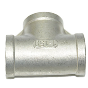 304不锈钢内丝三通内螺纹三通DN25内牙3通水管接头4分6分丝扣三通