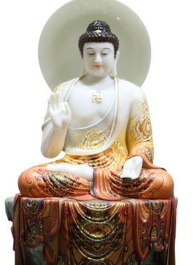 佛祖迦叶尊者供奉摆件寺庙汉白玉