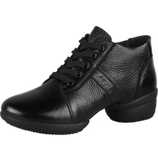 广场舞鞋女四季舞蹈鞋新款软底真皮跳舞鞋成人白色水兵舞鞋全牛皮