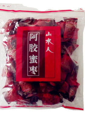 山水人阿胶蜜枣蜜饯无核大枣煲汤