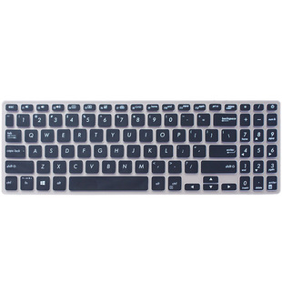 华硕asus灵耀S2代S5300 S5300F笔记本键盘保护膜15.6英寸电脑贴膜按键防尘套凹凸垫罩透明彩色键位膜带印字