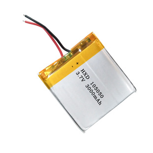 3.7V聚合物锂电池105050内置移动电源充电宝大容量可充电芯3000mA