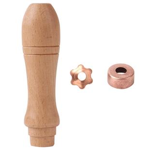 木头手柄木柄铲子凿子木工挖刀野营工具配件铁箍垫片拉刀手柄铁扣