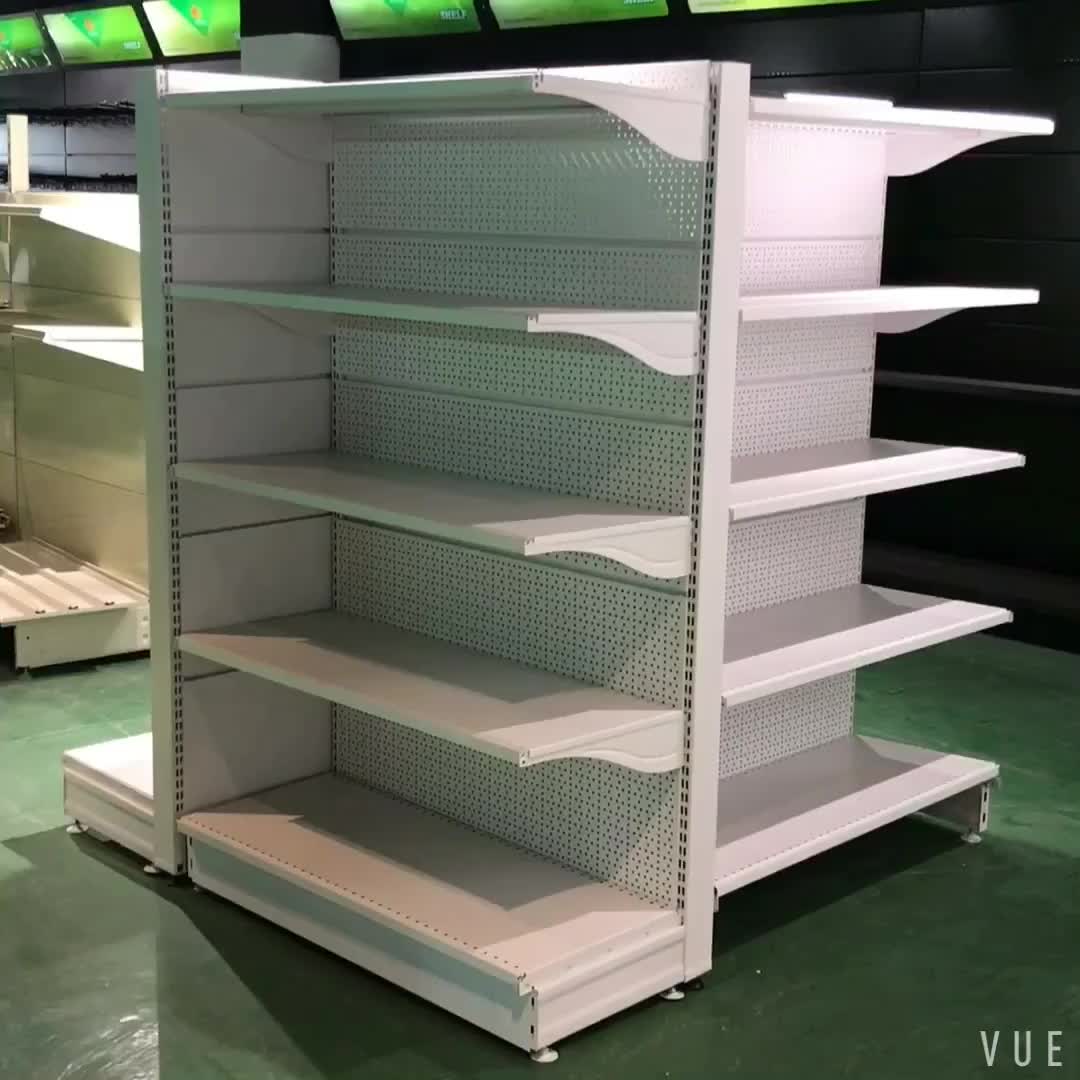 Widely Used Adjustable Metal Shelves/pharmacy Shelves Double Sided